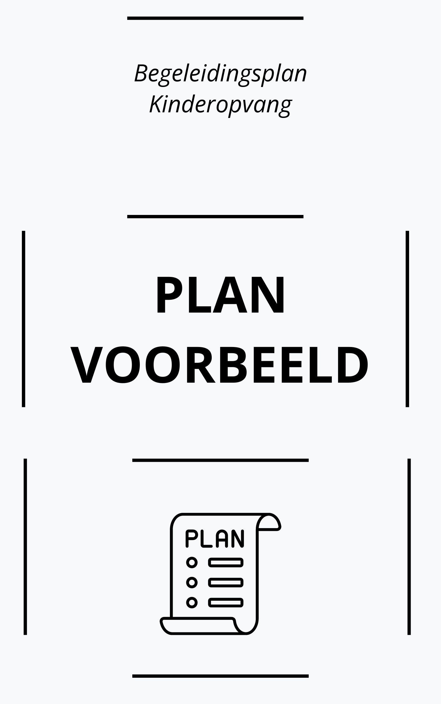 business plan kinderopvang voorbeeld